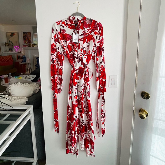 Top Shop Boutique Floral Dress Size 4  NWT - Picture 6 of 16